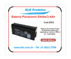Bateria Panasonic  LC-R063R4P