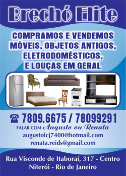 Compro móveis usados no Rio e grande Rio.