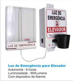 Luz de Emergência Elevador Dulux 13 w