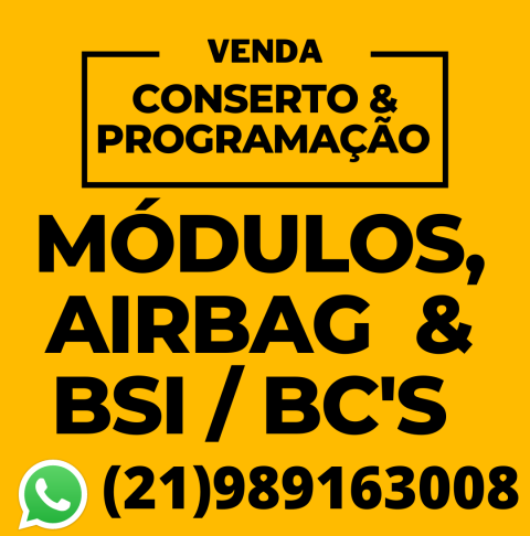 Venda, Conserto, reparo, manutenção e programação de Módulo